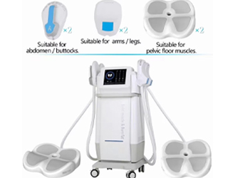 Stronger Stimulation ： Double layer Coil generates d.eeper and stronger high intensity electromagnetic effects.
Double Sculpting ： Two Magnetic Stimulation Applicators to treat all of your concerns independently or simultaneously.