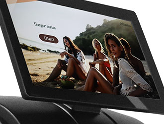 15 . 6 inch big touch screen, easy to touch operation, elegant and sophisticated